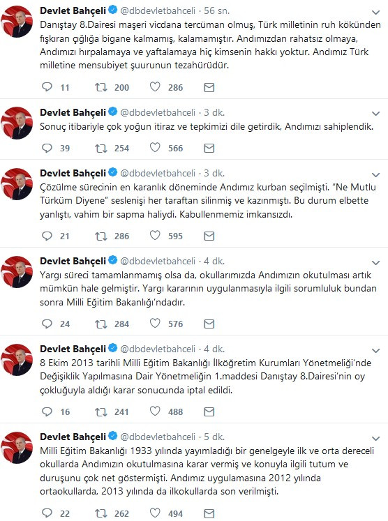Devlet Bahçeli’den çok sert Andımız çıkışı: Bekir Bozdağ kürdüm özgürüm diyebilir - Resim: 2