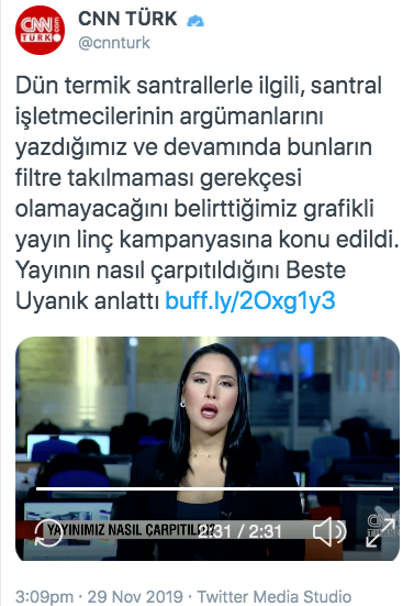 CNN Türk sunucusu Beste Uyanık’tan flaş termik santral açıklaması: Yayın çarpıtıldı - Resim: 1