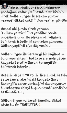 Seren Serengil'in hesabını ele geçiren hackerdan Gülben Ergen açıklaması - Resim: 1