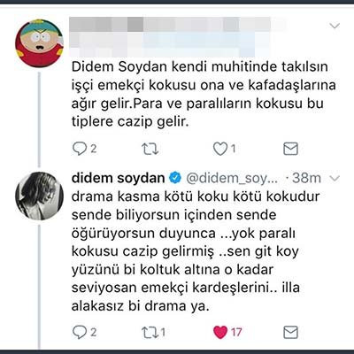 Didem Soydan, ‘kötü koku’ tepkisine gelen eleştiriye sert çıktı - Resim: 1