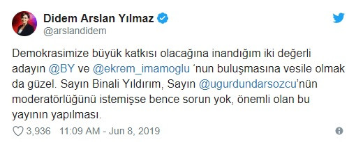 Canlı yayına talip olmuştu: Didem Arslan'dan flaş Uğur Dündar yorumu - Resim: 1