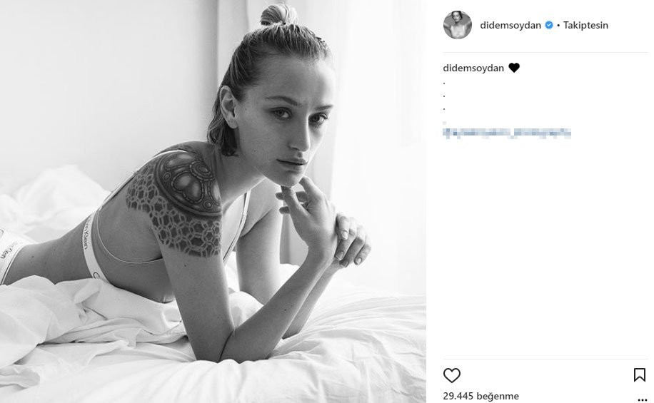 Didem Soydan'dan olay yatak pozu - Resim: 1