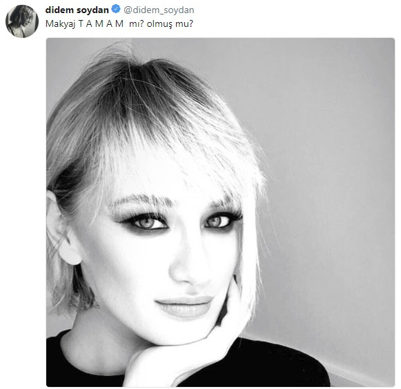 Didem Soydan, Makyaj T A M A M mı dedi sosyal medyayı salladı - Resim: 1