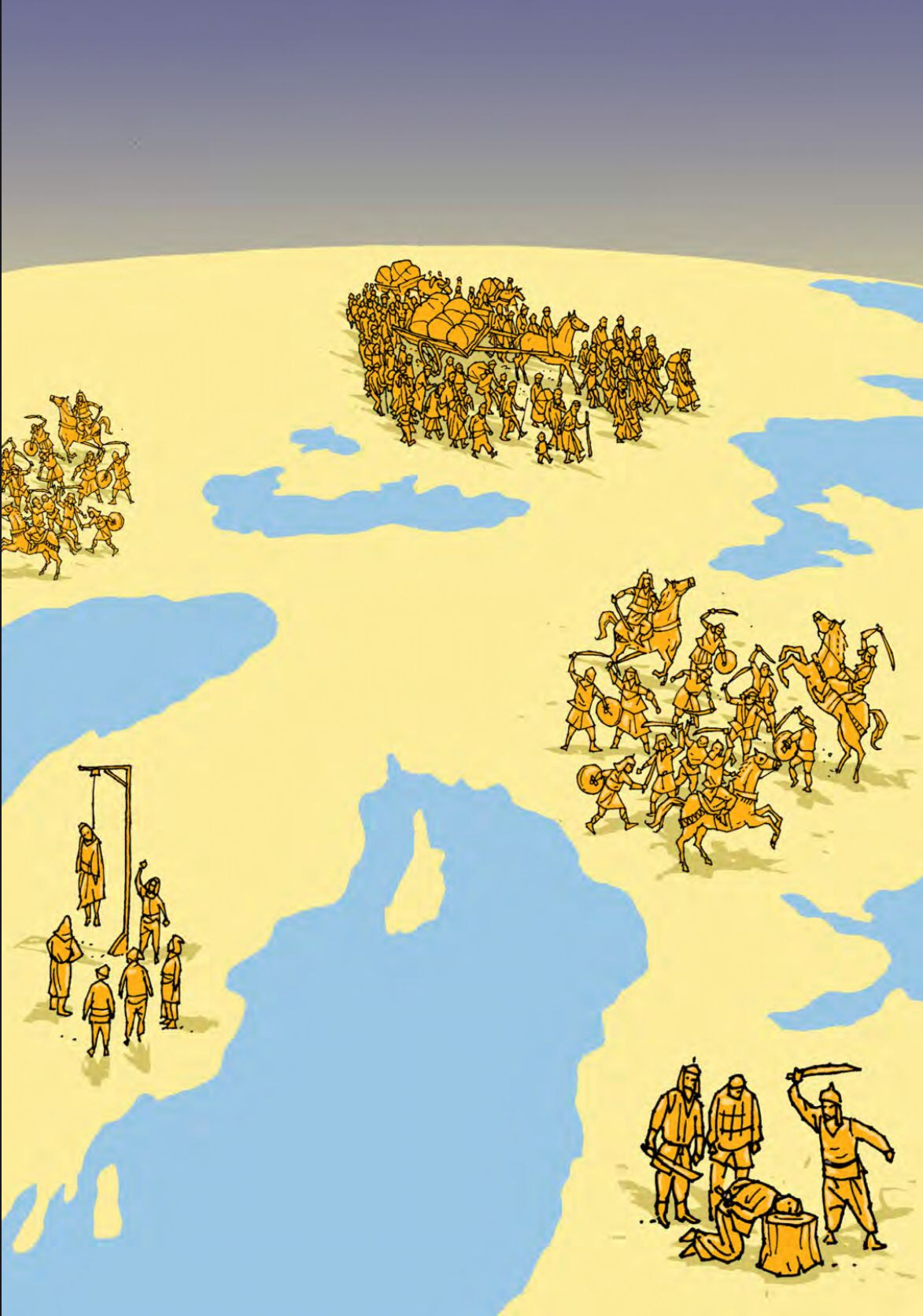 Diyanet-Sen'in Çocuk Dergisinde İdam ve Kafa Kesme Görselleri Kullanıldı - Resim: 1