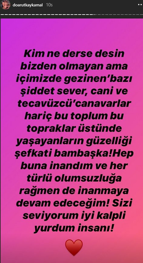 Doğa Rutkay Kamal: Tecavüzcü ve canavarlar hariç… - Resim: 1
