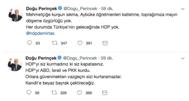 Demirtaş’tan Perinçek’e yanıt: Siz kazanırsanız söz veriyorum, HDP’yi biz kendimiz kapatacağız - Resim: 2