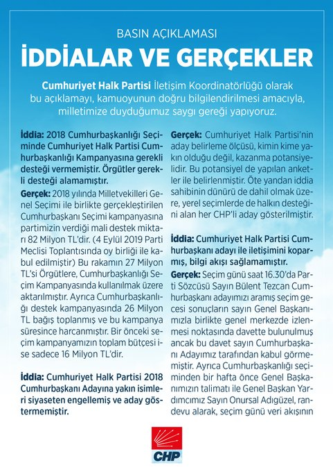 CHP açıklama yaptı, İnce'nin adını bile anmadı - Resim: 1