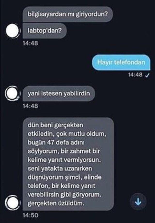 Tacizci Profesörün İğrenç Mesajları: Seni Yatakta Düşünüyorum... - Resim: 3
