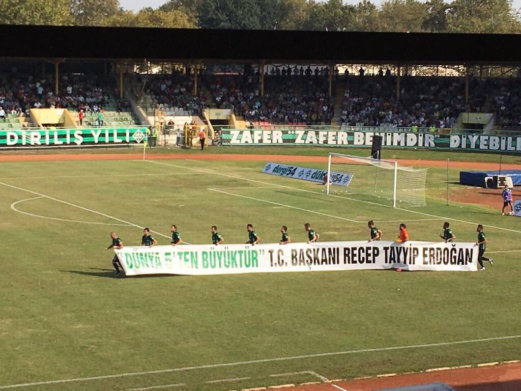 Maçta başkanlık mesajı: Dünya 5’ten büyüktür, T.C. Başkanı Recep Tayyip Erdoğan - Resim: 1