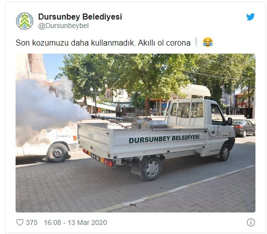 Balıkesir Dursunbey Belediyesi: Son kozumuzu daha kullanmadık, akıllı ol corona - Resim: 1