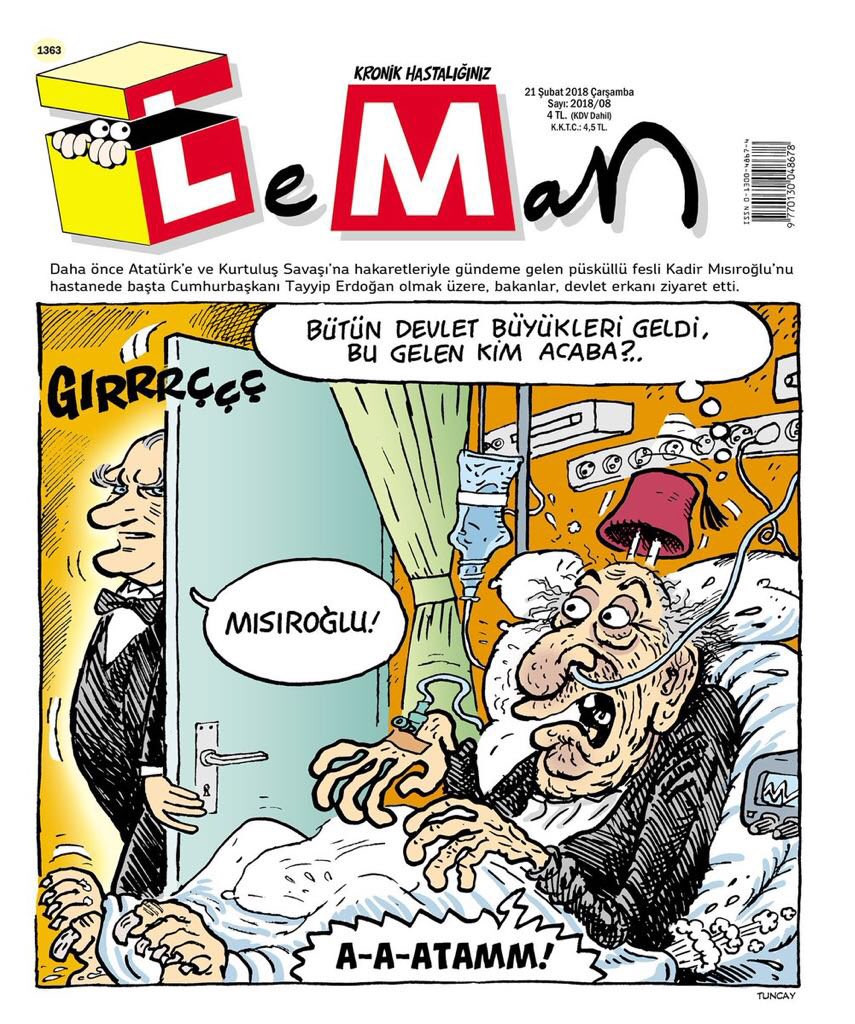 Leman dergisinden Kadir Mısıroğlu kapağı: Atatürk Fesli Kadir'i ziyarete gelirse... - Resim: 1