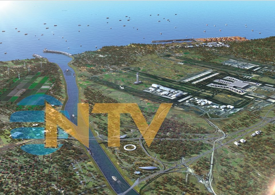 Bakan Karaismailoğlu Kanal İstanbul'un Bitince Nasıl Görüneceğini Paylaştı - Resim: 1