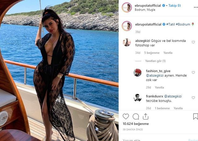 Ebru Polat'ın tatil pozu sosyal medyayı salladı - Resim: 1