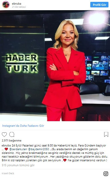 Ebru Baki Habertürk'teki programının günlerini ve saatini açıkladı - Resim: 1