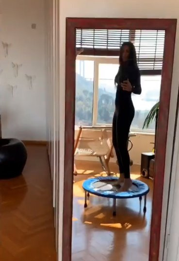 Eda Taşpınar zıplamaya doyamadı - Resim: 1