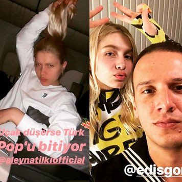 Aleyna Tilki ile uçaktan fotoğraf paylaşan Edis, tartışmanın fitilini ateşledi: Türk popu biter - Resim: 1