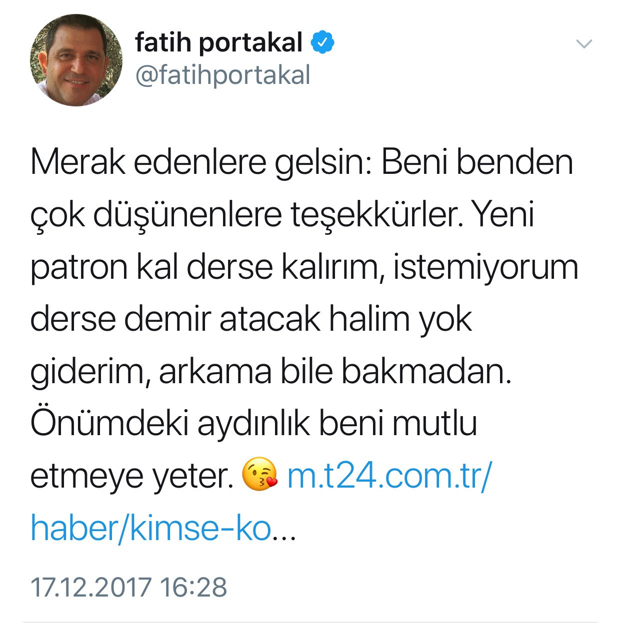 Fatih Portakal: Yeni patron beni istemezse giderim! - Resim: 1