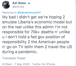 ABD Hazine Bakanı ve Axl Rose twitterda atıştı - Resim: 2