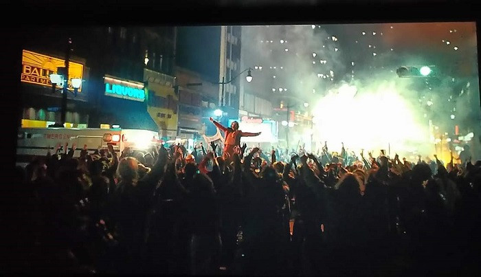 George Floyd protestolarında Joker'deki o sahne gerçek oldu - Resim: 1