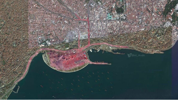 Yenikapı Mitingi uzaydan böyle görüntülendi! - Resim: 1