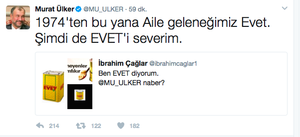 Son dakika: Murat Ülker’den ilginç Evet açıklaması: 1974’ten beri aile geleneğimiz evet - Resim: 1