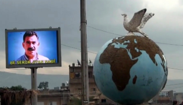 Afrin’de dikkat çeken Abdullah Öcalan posterleri - Resim: 1