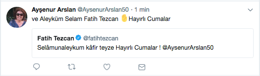Ayşenur Arslan'ın hayırlı cumalar tweetinin arkasından bakın ne çıktı - Resim: 1