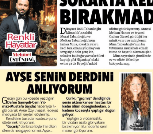 Defne Samyeli'ni savunan Ayşe Özyılmazel Hürriyet yazarının hedefi oldu! - Resim: 1