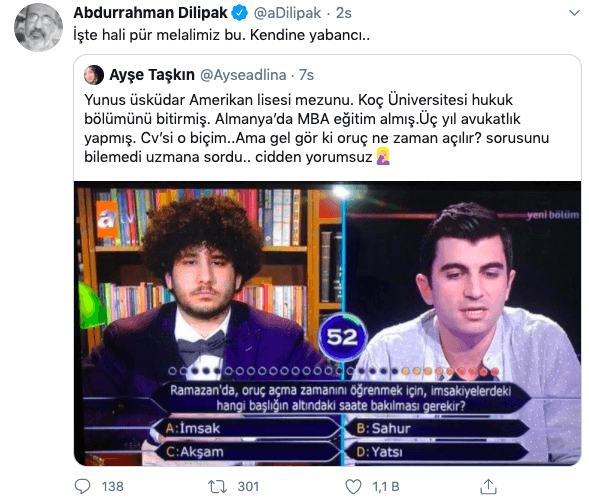 İftar saatini bilemedi diye sosyal medyada olay oldu! - Resim: 1