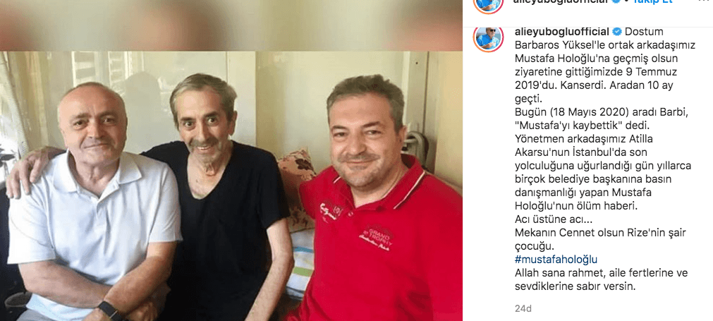 Gazeteci-Şair Mustafa Holoğlu hayatını kaybetti - Resim: 1
