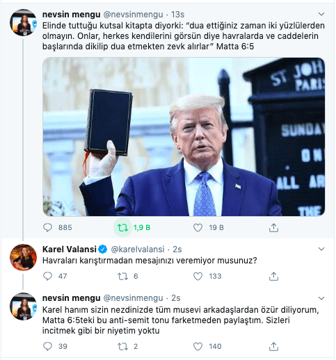 Nevşin Mengü Trump'a laf sokayım derken Yahudi cemaatini kızdırdı - Resim: 2