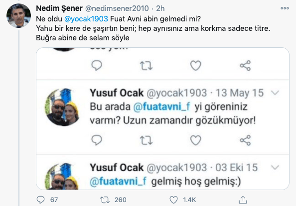 Nedim Şener İYİ Partili ismin FETÖ arşivini açtı: Fuat abin gelmedi mi? - Resim: 1