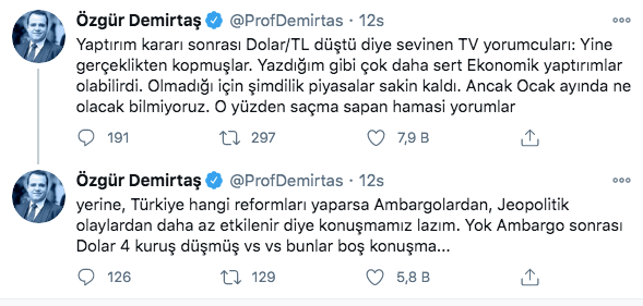 Özgür Demirtaş, Ahmet Hakan ve Turgay Güler’e boş konuşmayın dedi - Resim: 1