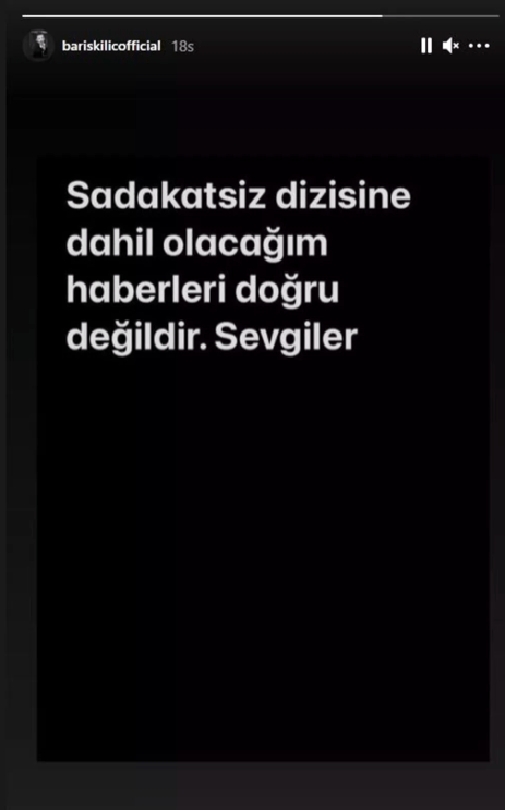 Yasak Elma'dan ayrılan Barış Kılıç'tan flaş açıklama - Resim: 1