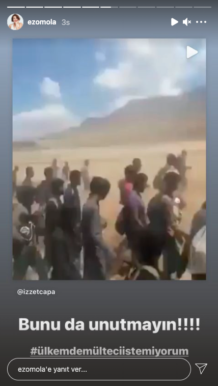 Ezgi Mola'dan Afgan Mülteciler Tepkisi: İstemiyoruz Kardeşim - Resim: 1