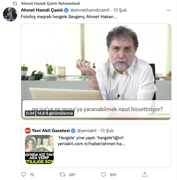 AKP'li Çamlı ve Ahmet Hakan Arasında Gerilim Tırmanıyor: Yeni Paylaşım - Resim: 1