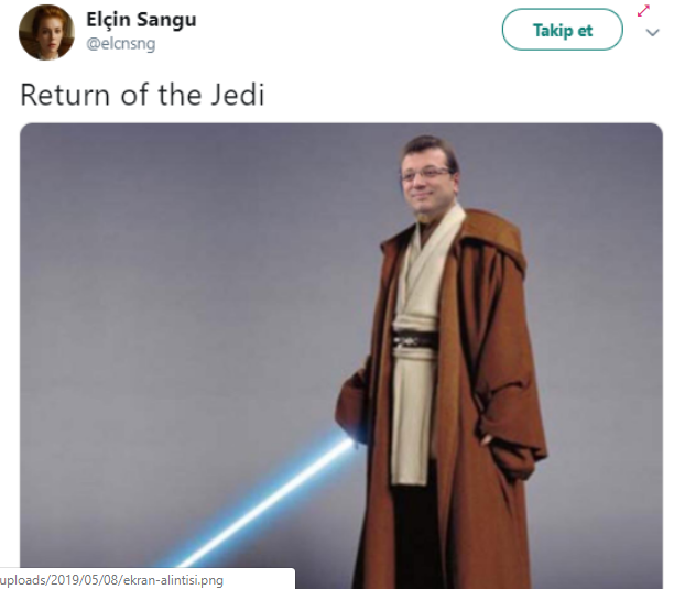 Elçin Sangu’dan Ekrem İmamoğlu paylaşımı - Resim: 1