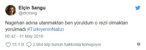 Elçin Sangu'dan Nagehan Alçı paylaşımı: Onun adına utanmaktan ben yoruldum - Resim: 1