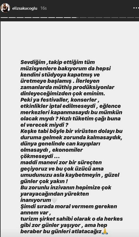 Eliz Sakuçoğlu’dan koronavirüse dair olumlamalar - Resim: 1