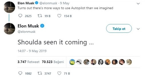 Tesla'yı otomatik pilota aldılar, seyir halindeyken porno çektiler - Resim: 1