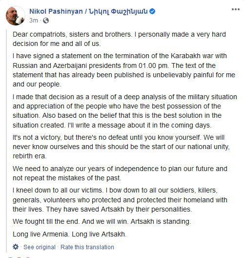 Son dakika: Ermenistan teslim oldu, Karabağ'ı tamamen boşaltıyor - Resim: 1