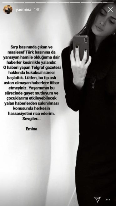 Emina Jahovic'ten hamilelik açıklaması - Resim: 1