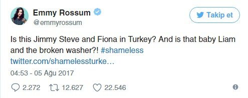 Türkiye'ye uyarlanan Shameless'in ABD'li oyuncusundan mesaj - Resim: 1