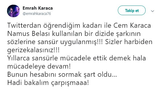 Cem Karaca'nın oğlundan sansür tepkisi: Sizler harbiden gerizekalısınız - Resim: 1