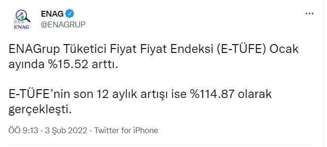 ENAG Açıkladı: Enflasyon Yüzde 114,87 ile Rekor Kırdı - Resim: 1