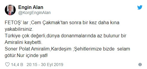 Engin Alan: FETOŞ'lar bir kez daha kına yakabilirsiniz - Resim: 1