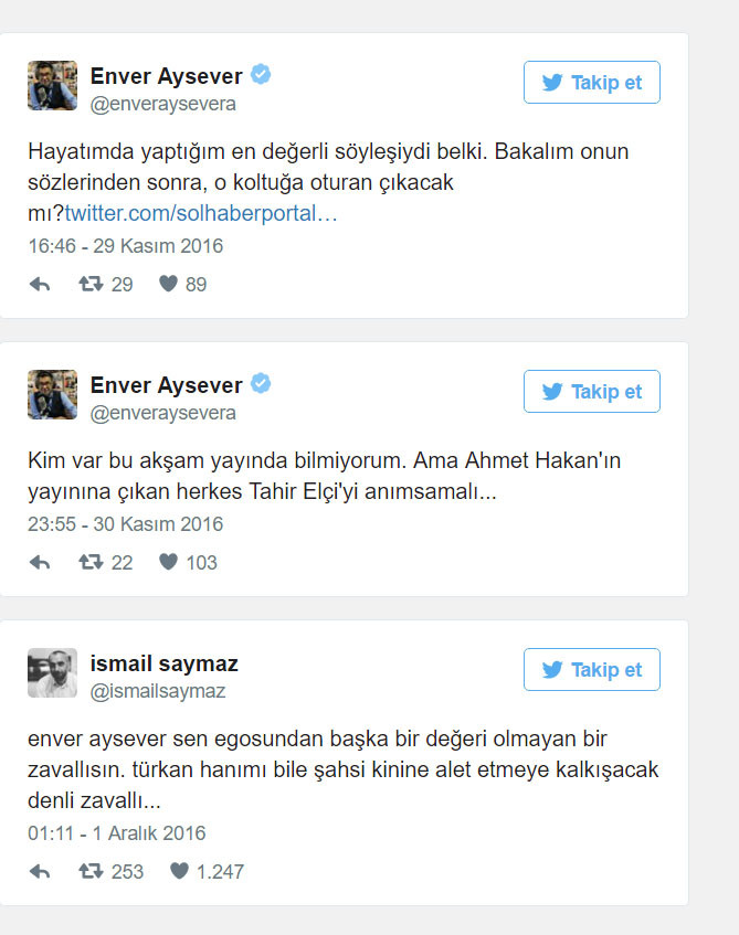 İsmail Saymaz'dan Enver Aysever'e: Egosundan başka bir değeri olmayan bir zavallısın - Resim: 1
