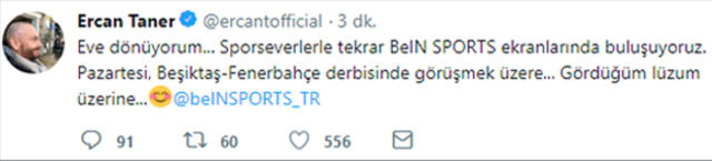 Ercan Taner beIN Sports'a geri döndü - Resim: 1