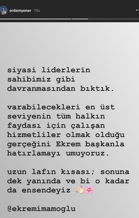 Erdem Yener'den Ekrem İmamoğlu'na olay mesaj - Resim: 1
