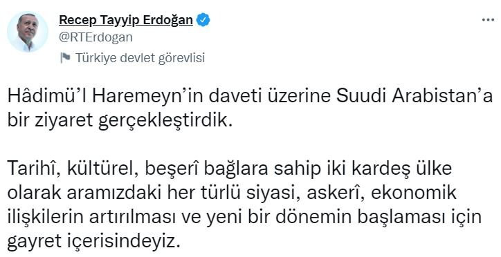 Suudi Devlet Kanalından Flaş İddia: Erdoğan'ı Biz Çağırmadık - Resim: 1